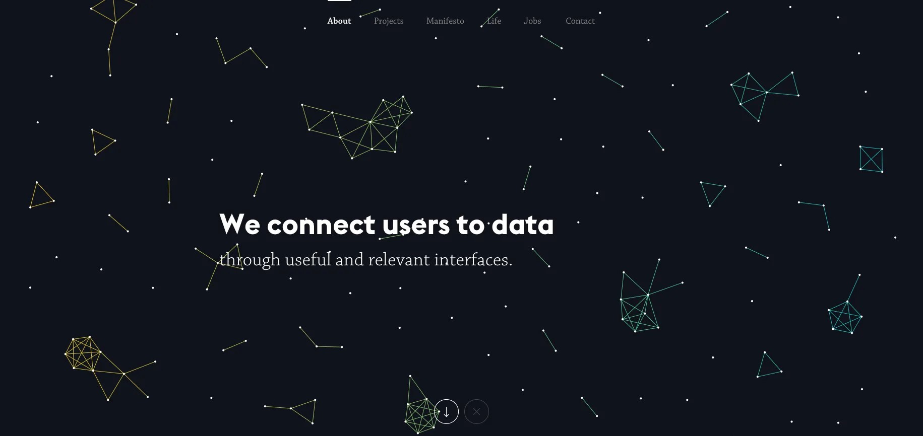 Durch die Site klicken