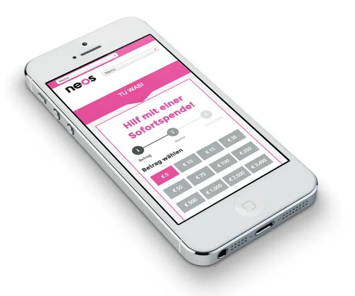 neos spenden