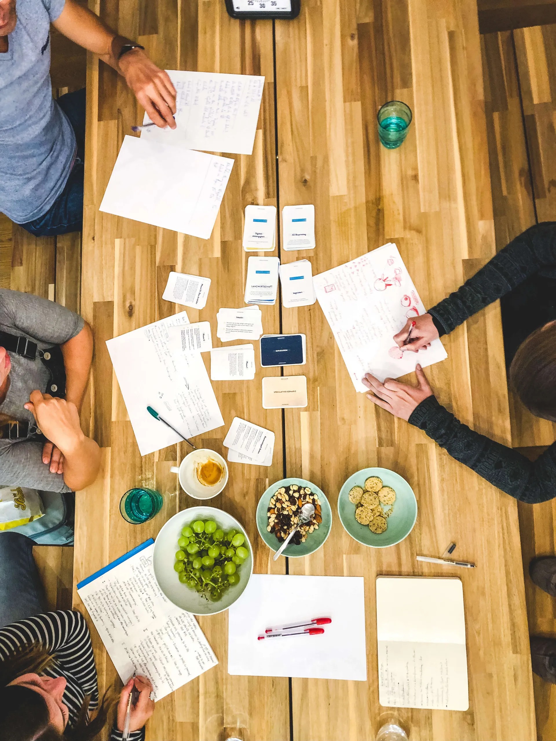 What The Future Tests mit Freunden