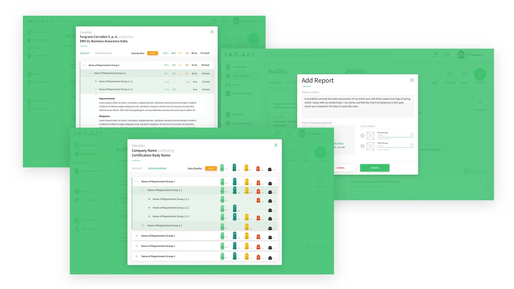 Intact Analytics Dashboard