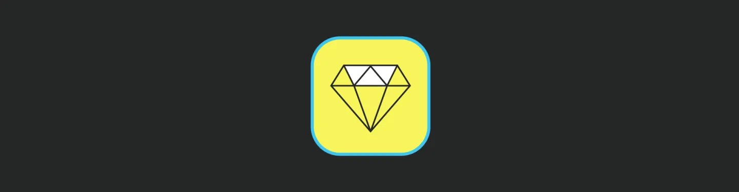 Blog image picture showing a diamongd app icon
