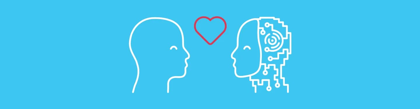 mensch liebt roboter