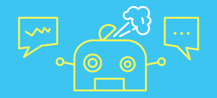 Image showing an overwhelmed chatbot