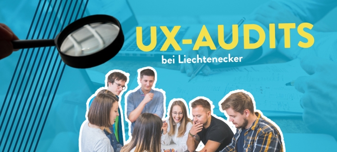 LIechtenecker Team diskutiert um einen Tisch herum